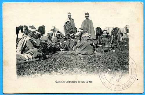 Cpa goumiers marocains - cpa,