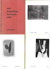 119 ESPOSIZIONE NAZIONALE 1961 PROMOTRICE ARTI TORINO SCANAVINO DOVA PAULUCCI