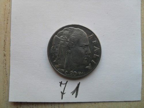 Moneta lire italiane - moneta, 20