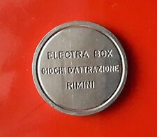 GETTONE ELECTRA BOX GIOCHI D'ATTRAZIONE RIMINI (RARO) [B767]