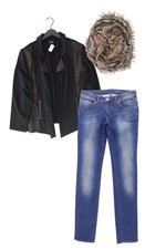 Completo moda donna taglia M con Via Appia cardigan taglia M e scialle