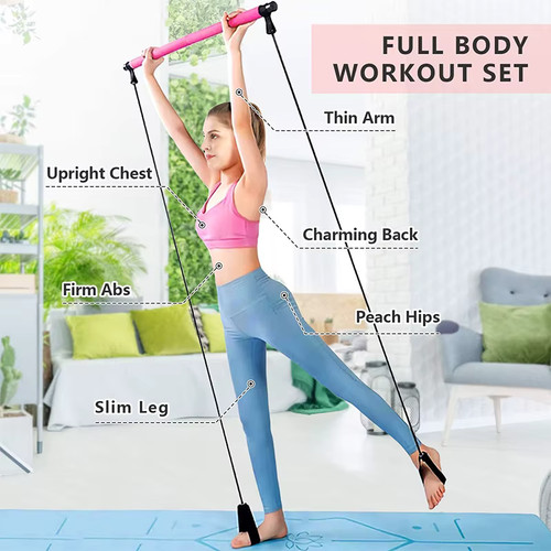 Kit barra pilates - barra,
