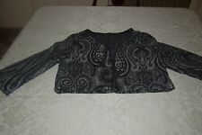 Dejamj, Copri spalle donna, Nero grigio argento, tg M, usato