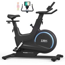 CYCLETTE PROFESSIONALE CASA SCHERMO LCD PORTA TABLET APP E SENSORI VOLANO 15KG