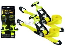 CRICCHETTI CRICCHETTO A CINGHIA (CORDA) VIGOR PORTATA 400 KG 5 METRI 2 PEZZI