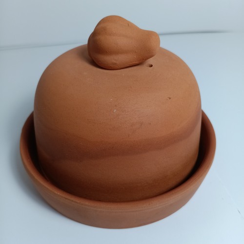 Porta aglio terracotta - aglio, con