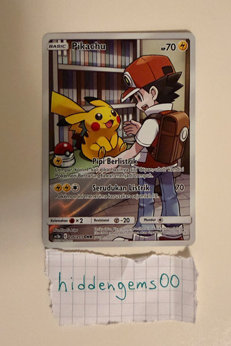 Pikachu ash holo chr - holo,