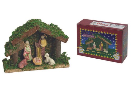 Presepe legno piccolo - in,