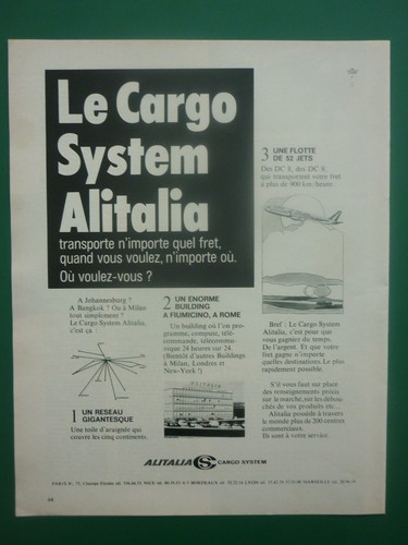 1969 pub alitalia airline - 2/1969,