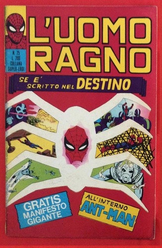 Uomo ragno 25 - ragno, n.25
