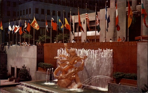 Statua rockefeller plaza - statua,