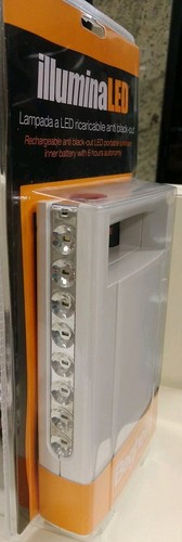 Lampada emergenza ricaricabile - lampada,