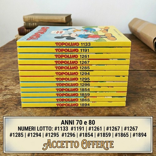 Lotto fumetti topolino - lotto, da