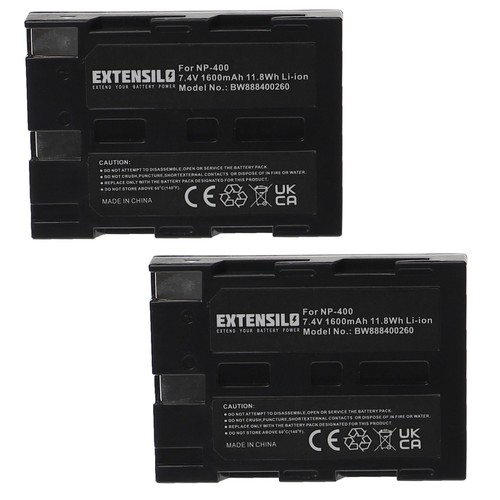 Batteria per pentax k10d - 2x,
