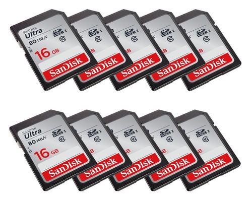 Lotto 10x sandisk ultra gb - 10x,