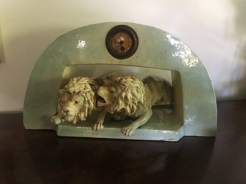 Orologio art deco ceramica - art,