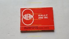Gilera Rally 250 RC 1987 manuale uso manutenzione originale owner's manual