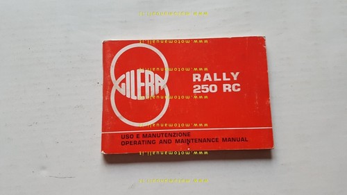 Gilera rally 250 - gilera, rc