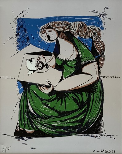 Litografia vittorio maria - litografia, di