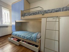 cameretta a ponte bambini-ragazzi, ottime condizioni, 2 letti, armadi, cassetti