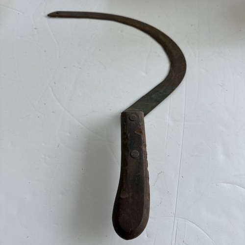Antico manico dentellato legno
