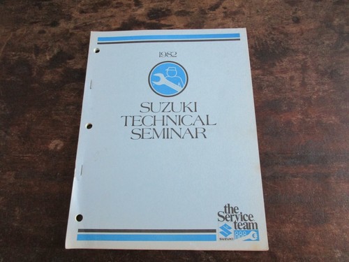 Suzuki 1982 manuale - suzuki, seminario