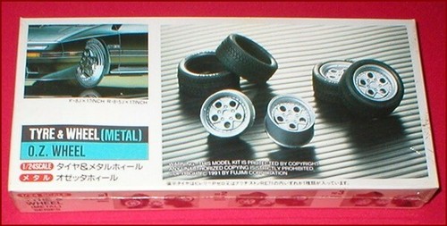 Fujimi set ruote pneumatici - set,