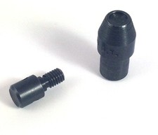 PUNZONE PER MONTARE RIVETTI RIBATTINI DOPPIA TESTA 7/8mm CON TORCHIO O PINZA