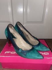 Tacchi scamosciati verdi