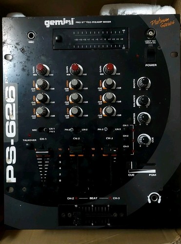 Mixer gemini 626 pro - mixer, ps