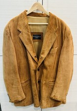 Giacca uomo pelle scamosciata