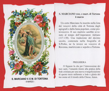 SANTINO S. MARCIANO VESCOVO DI TORTONA  SANTO DEL GIORNO 6° MARZO CON PREGHIERA