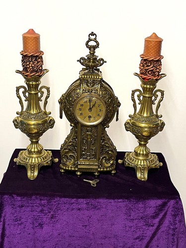 Antico orologio putti francese