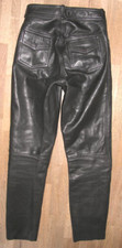 Jeans In Pelle Donna Stretti /