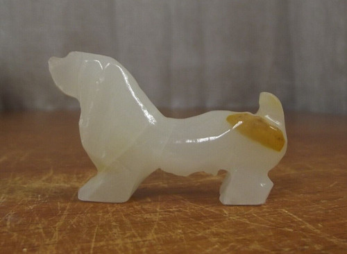 Statuina cane marmo - statuina,