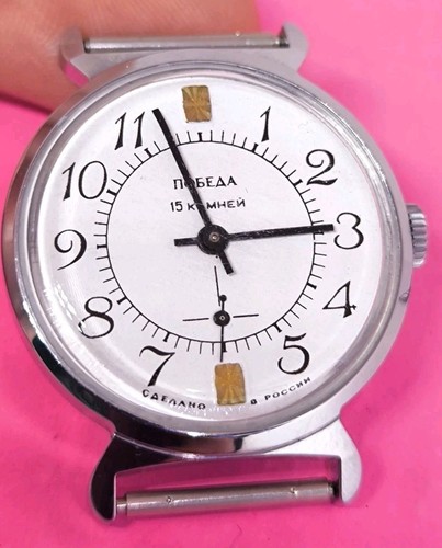 Orologio vintage pobeda - pobeda, mchz