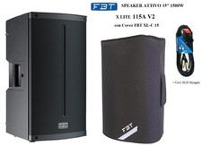 FBT X LITE 115A V2 CASSA ATTIVA 15" 1500w con BLUETOOTH + COVER FBT XL-C + CAVO