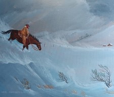 Dipinto olio originale cavallo