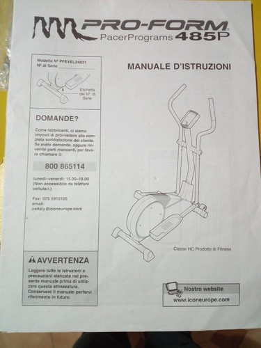 Bicicletta ellittica pro - ,