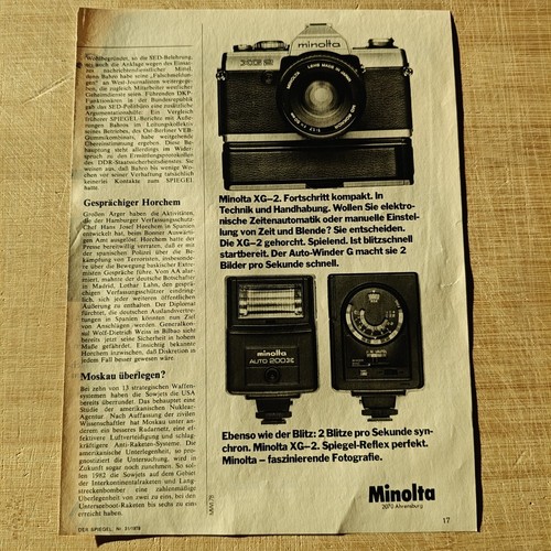 Minolta reflex 1978 - minolta,
