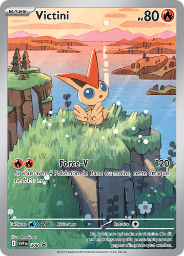 Carte pokémon victini 208 - victini,