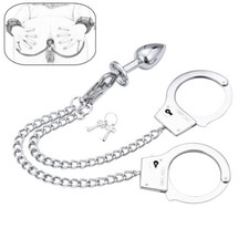 Handcuff Anal Plug Butt