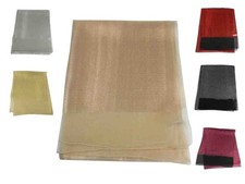 Stola di seta organza lurex