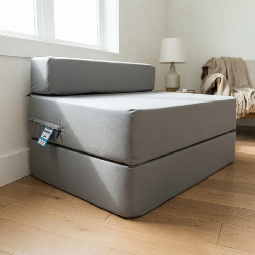 Divano letto futon grigio