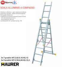 Scala Alluminio 3 Elementi