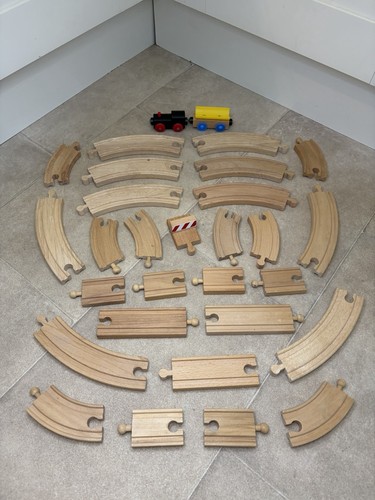 Pista treno legno pezzi con - pista,