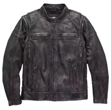 Giacca moto pelle uomo Harley