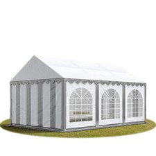 3 x 6 m tenda per feste in PVC tenda per birra tenda da giardino tenda per feste gazebo grigio NUOVO