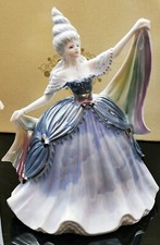 Statuetta in porcellana England Coalport ""Millennium Ball"" - ""Pioggia"", edizione 1999 srl