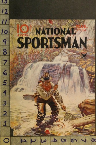 1934 pesce pescatore trota - pescatore,